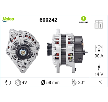 generátor VALEO 600242