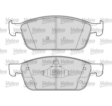 Sada brzdových destiček, kotoučová brzda VALEO 601696