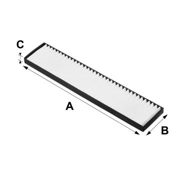 Filter vnútorného priestoru VALEO 698247