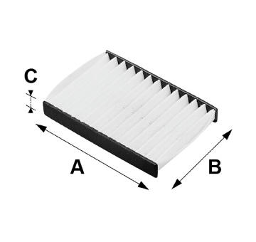 Filter vnútorného priestoru VALEO 698255