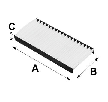Filtr, vzduch v interiéru VALEO 698487