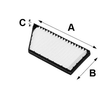 Filter vnútorného priestoru VALEO 698488