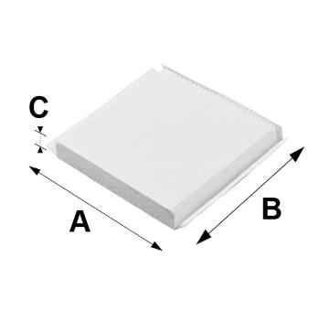 Filter vnútorného priestoru VALEO 698657