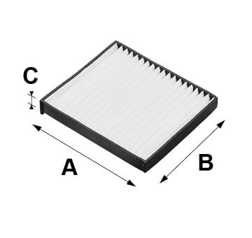 Filter vnútorného priestoru VALEO 698663