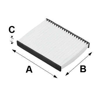 Filter vnútorného priestoru VALEO 698680