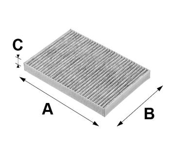 Filter vnútorného priestoru VALEO 698683