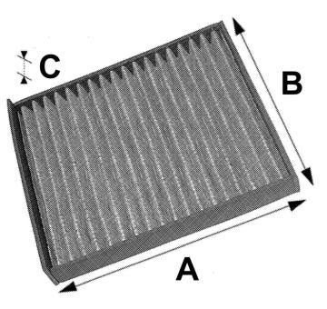 Filter vnútorného priestoru VALEO 698708