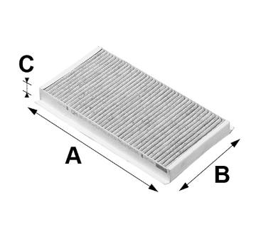 Filter vnútorného priestoru VALEO 698710