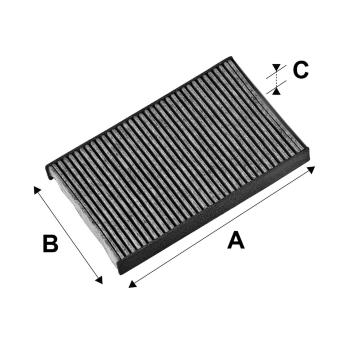 Filtr, vzduch v interiéru VALEO 698714