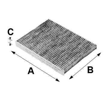 Filter vnútorného priestoru VALEO 698716