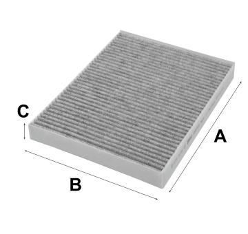 Filtr, vzduch v interiéru VALEO 698768
