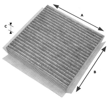 Filter vnútorného priestoru VALEO 698774