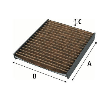 Filter vnútorného priestoru VALEO 701009
