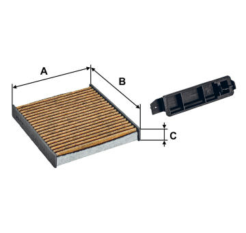 Filter vnútorného priestoru VALEO 701030