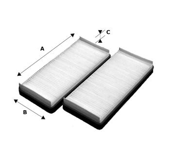 Filter vnútorného priestoru VALEO 715531