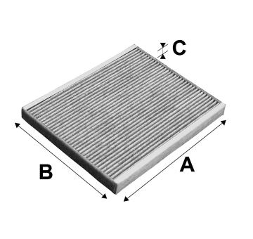 Filter vnútorného priestoru VALEO 715553