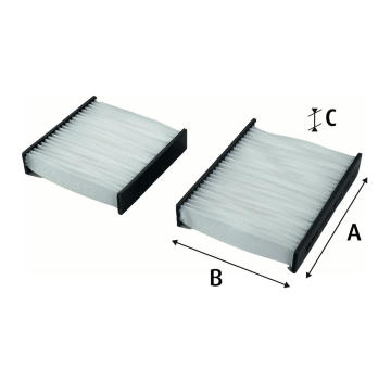 Filter vnútorného priestoru VALEO 715556