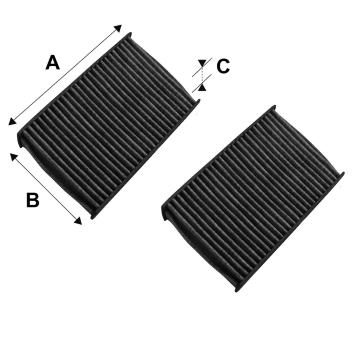 Filter vnútorného priestoru VALEO 715557