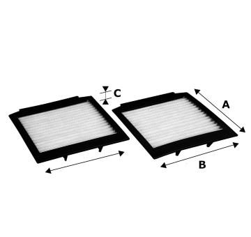 Filter vnútorného priestoru VALEO 715598