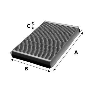 Filter vnútorného priestoru VALEO 715602