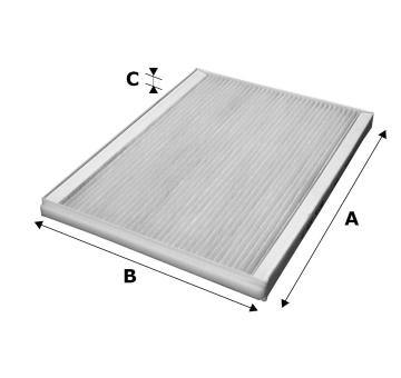 Filter vnútorného priestoru VALEO 715609