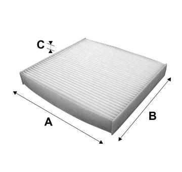 Filter vnútorného priestoru VALEO 715620