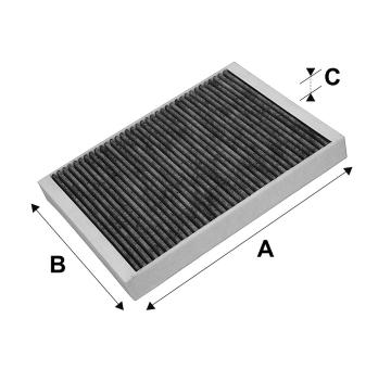 Filter vnútorného priestoru VALEO 715635