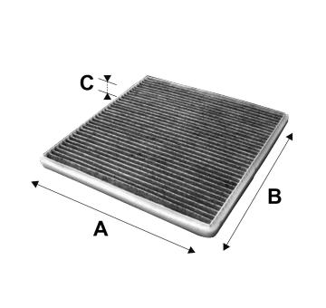 Filter vnútorného priestoru VALEO 715650