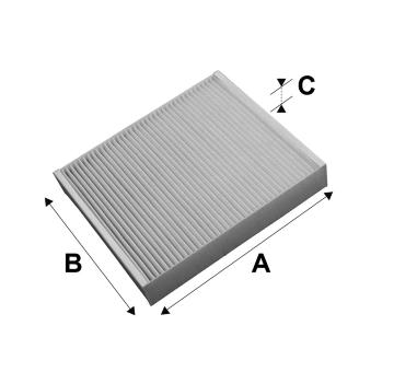 Filter vnútorného priestoru VALEO 715658