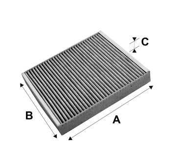 Filter vnútorného priestoru VALEO 715659