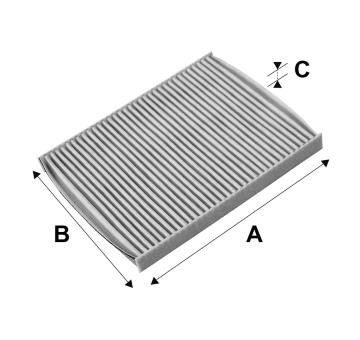 Filter vnútorného priestoru VALEO 715661