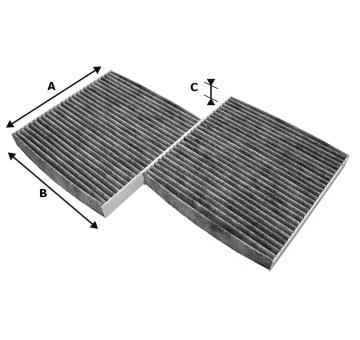 Filter vnútorného priestoru VALEO 715713