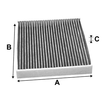 Filter vnútorného priestoru VALEO 715730