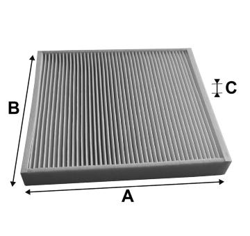 Filter vnútorného priestoru VALEO 715737