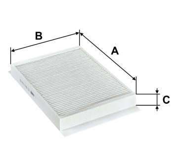 Filter vnútorného priestoru VALEO 715751
