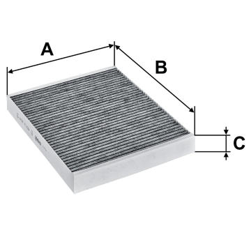 Filter vnútorného priestoru VALEO 715752