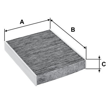 Filter vnútorného priestoru VALEO 715753