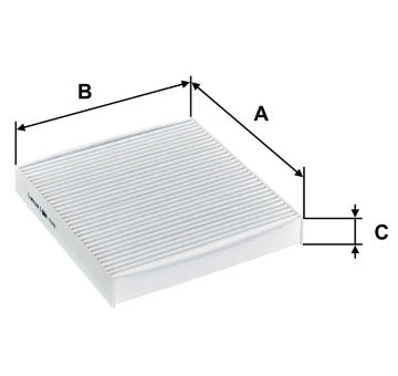 Filter vnútorného priestoru VALEO 715755