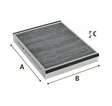 Filter vnútorného priestoru VALEO 715757