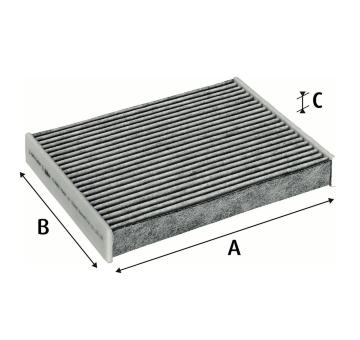 Filter vnútorného priestoru VALEO 715802