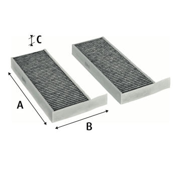 Filter vnútorného priestoru VALEO 715805