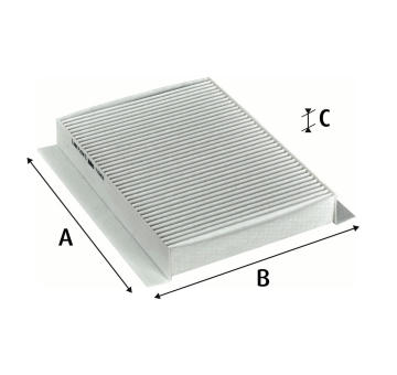 Filter vnútorného priestoru VALEO 715809