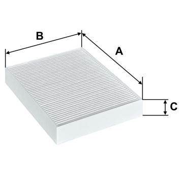 Filter vnútorného priestoru VALEO 715815
