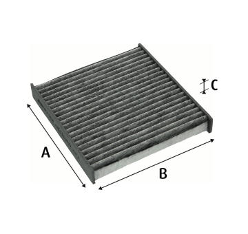 Filter vnútorného priestoru VALEO 715818