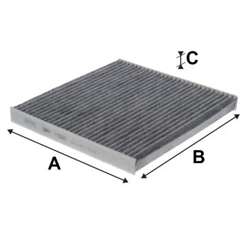 Filter vnútorného priestoru VALEO 715860