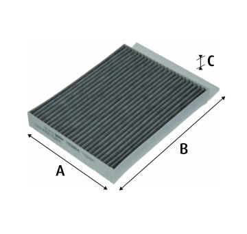 Filtr, vzduch v interiéru VALEO 715884