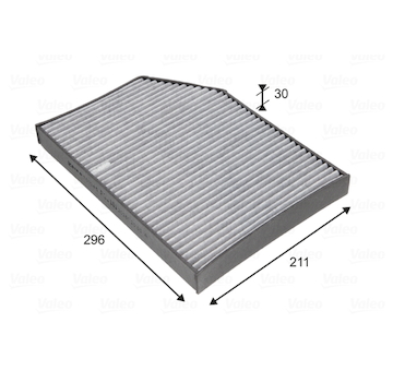 Filtr, vzduch v interiéru VALEO 701045