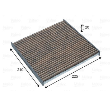 Filtr, vzduch v interiéru VALEO 701046