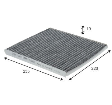 Filtr, vzduch v interiéru VALEO 715902