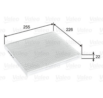 Filtr, vzduch v interiéru VALEO 715804